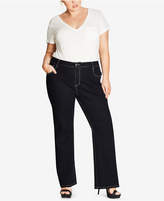 Thumbnail for your product : City Chic Petite Plus Size Bootcut Jeans