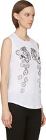 Thumbnail for your product : Alexander McQueen White Skull & Fireworks Tank Top