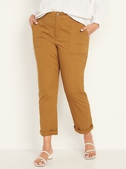 Old Navy High-Waisted OGC Chino Cropped Workwear Pants for Women - ShopStyle