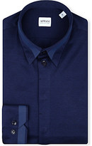 Thumbnail for your product : Armani Collezioni Rubber-stripe slim-fit shirt - for Men