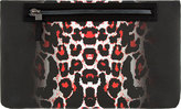 Thumbnail for your product : McQ Black & White Leopard Print Folding Clutch