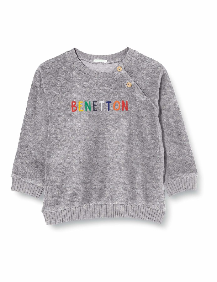 United Colors of Benetton Boy's Maglia G/C M/L Hooded Sweatshirt 