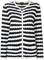 Thumbnail for your product : Emporio Armani Scalloped Hem Cardigan