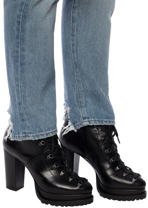 alaia platform boots