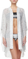Thumbnail for your product : Alice + Olivia Oceana Beaded Sequined Open Coverup