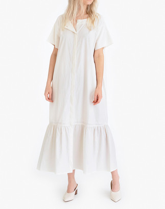 madewell clipdot midi shirtdress
