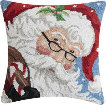 Mistletoe and Co. Wool Throw Square Pillow Cover & Insert