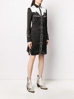 Thumbnail for your product : Paco Rabanne Colour Block Piped Trim Shirt Dress