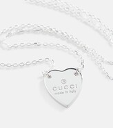 Thumbnail for your product : Gucci Sterling silver heart necklace