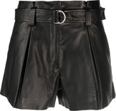 Morin leather shorts 