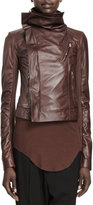 Thumbnail for your product : Rick Owens Classic Lamb Leather Biker Jacket