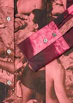 Thumbnail for your product : Women's Slim-Fit Pink 'Paul's Photo' Print Cotton Panelled Shirt