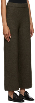 Arch The Brown Cashmere and Wool Lounge Pants