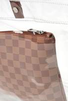 Thumbnail for your product : boohoo Clear Bag With Inner Check Clutch