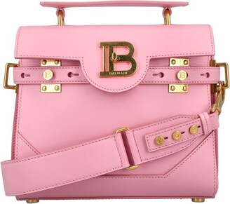 Womens Shoulder bags Balmain Shoulder bags Pink - Save 55% Balmain Leather Shoulder Bags in Beige 