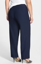 Thumbnail for your product : Eileen Fisher Straight Yoke Knit Pants (Plus Size)