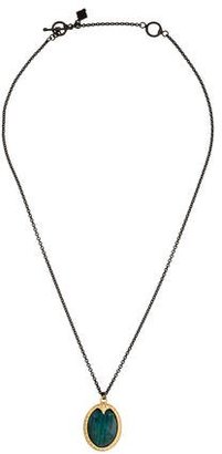Armenta Old World Oval Doublet, Sapphire & Diamond Pendant Necklace