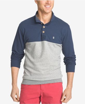 Izod Men's Big and Tall Jefferson Colorblocked Henley
