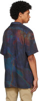 Thumbnail for your product : Paul Smith Navy Oil Slick Short Sleeve Shirt