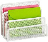 Thumbnail for your product : Container Store Mesh Letter Holder White