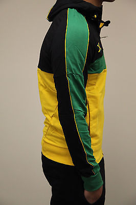 Puma Jamaica Faas Hooded Jacket Spectra Yellow Black Tn9922 Mens Usain Bolt  Mens - ShopStyle Outerwear