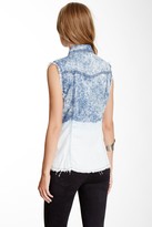 Thumbnail for your product : Sneak Peek Denim Sleeveless Ombre Button Up Shirt
