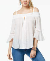 Thumbnail for your product : BCX Juniors' Smocked Off-The-Shoulder Top
