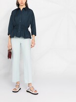 Thumbnail for your product : Aspesi Smocked-Waist Long-Sleeved Blouse