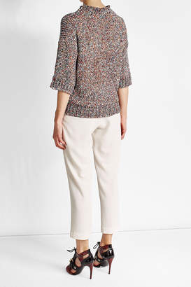 Joseph Knit Pullover with Cotton