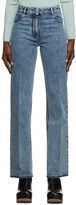 Thumbnail for your product : Nina Ricci Blue Faded Jeans
