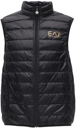 EA7 Emporio Armani Core Identity Packable Nylon Down Vest - ShopStyle  Outerwear