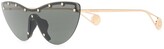 Thumbnail for your product : Gucci Eyewear Cat-Eye Mask Sunglasses