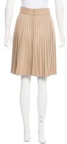Thumbnail for your product : Givenchy Wool Pleated Skirt