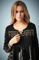 Thumbnail for your product : Topshop Kate Moss for Folk Smocked Blouse