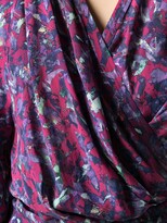 Thumbnail for your product : IRO Abstract-Print Long-Sleeve Cropped Blouse