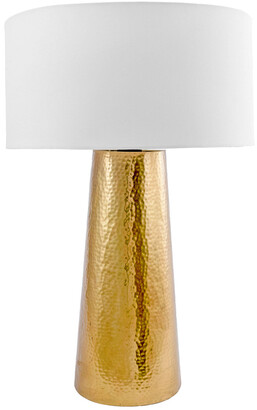 nuLoom 21In Lala Aluminum Cotton Shade Table Lamp