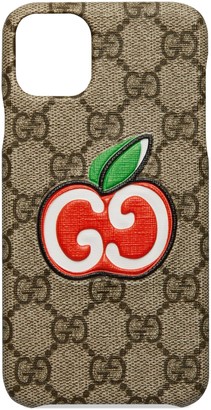 Gucci Iphone 11 Pro Max Case With Gg Apple Print Shopstyle Tech Accessories