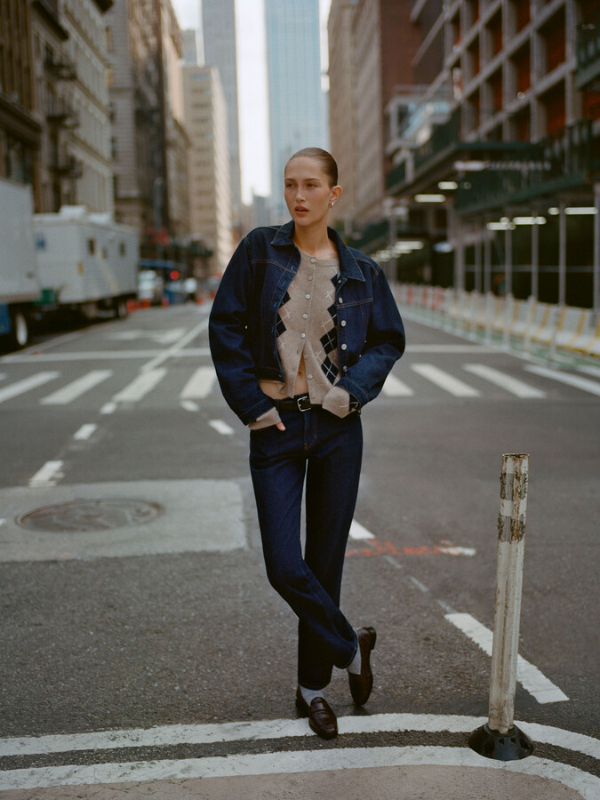 Greer Mid Rise Straight Jeans