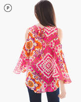 Thumbnail for your product : Chico's Vibrant Tiles Cold-Shoulder Top