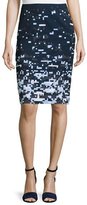 Thumbnail for your product : Jil Sander Navy Pixelated Pencil Skirt
