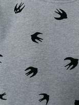 Thumbnail for your product : McQ flocked swallow sweatshirt