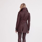 Thumbnail for your product : Washington Drape Trench Shiraz Leather