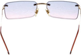 Moschino Tinted Rimless Sunglasses