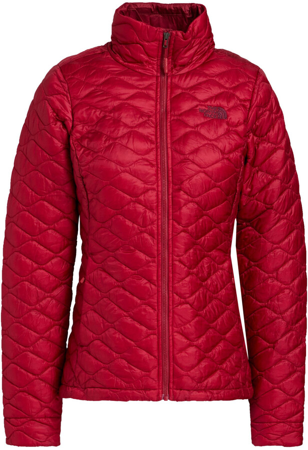 north face long quilted coat