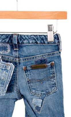 Ralph Lauren Girls' Patchwork Skinny Jeans