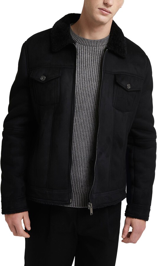 borg lined jacket mens