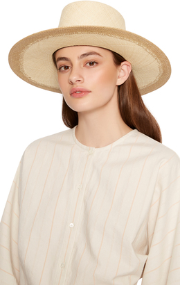 Janessa Leone Straw Panama Hat
