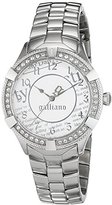 Galliano R2553113502 Montre à quartz pour femme Bracelet en acier couleur argent