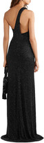 Thumbnail for your product : Naeem Khan One-shoulder Beaded Tulle Gown