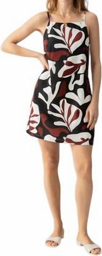 Mini Shift Dress In Mineral